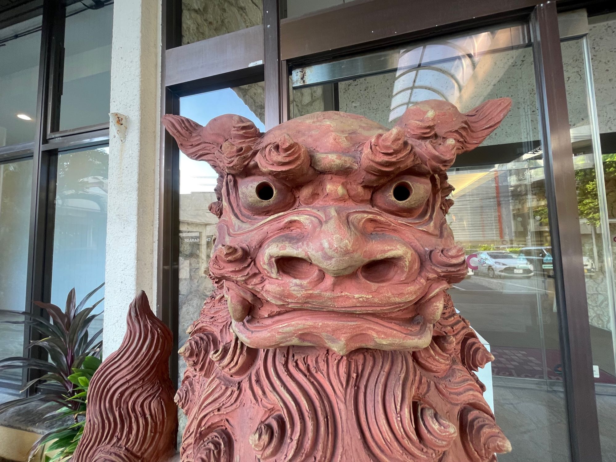 ホテルにもシーサー♪