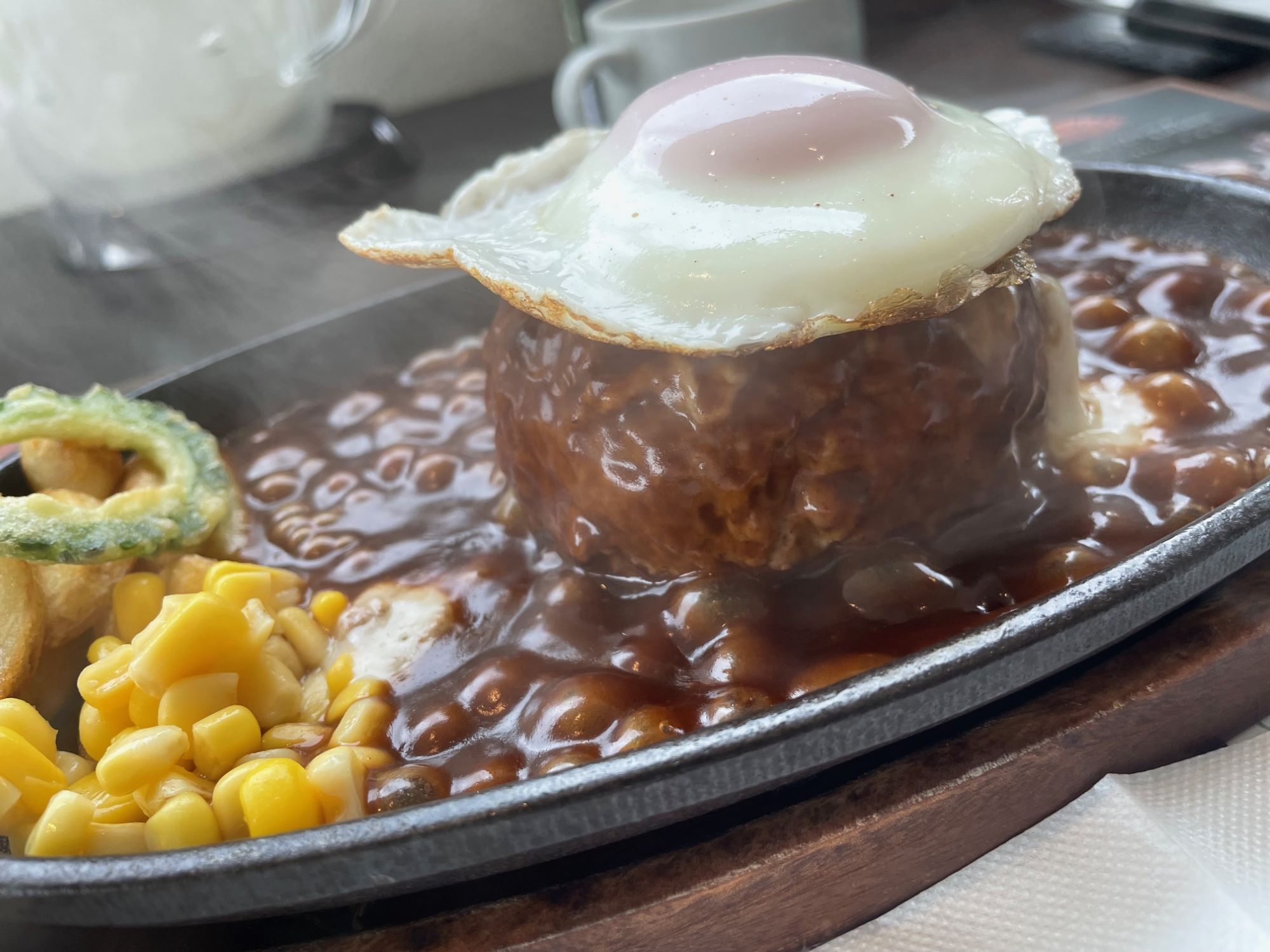 食欲の冬😉沖縄ハンバーグ