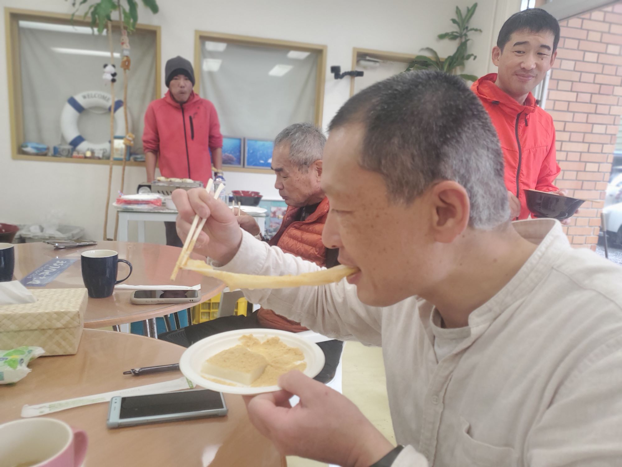 初潜り🤩お雑煮ランチ