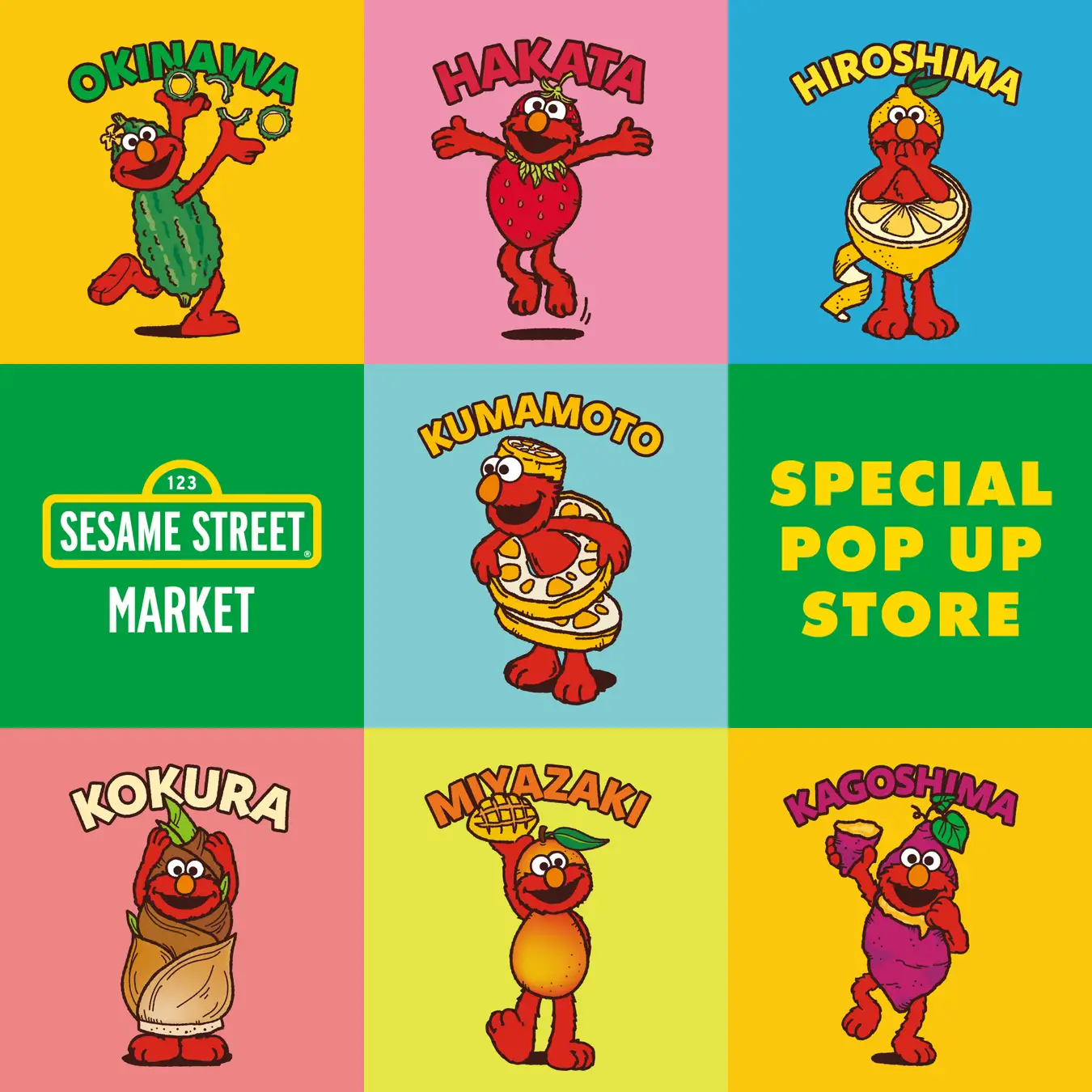【セサミストリートマーケット】SPECIAL POP UP STORE in 沖縄